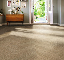 Haro Chevron 8мм 545178 Дуб Белый Шеврон фото 2 | FLOORDEALER